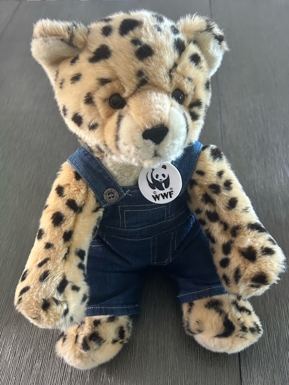 Build A Bear World Wildlife Federation Cheetah with Overalls
